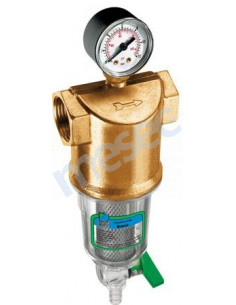 BRAVO, mehanički filter za vodu s manometrom, 1/2"