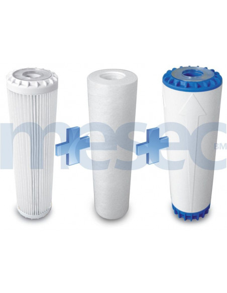 Filterski ulošci za kombinirane sustave filtera za vodu MESEC Duplex, Triplex, HVP